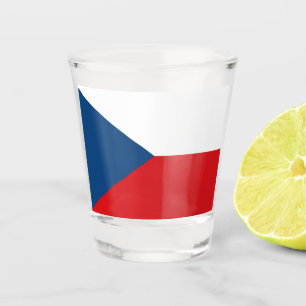 Copo De Shot Bandeira da República Checa