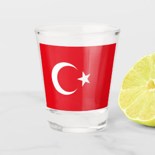 Copo De Shot Bandeira da Turquia