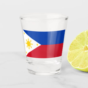 Copo De Shot Bandeira das Filipinas