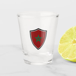 Copo De Shot Bandeira de Marrocos