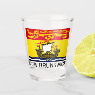 Copo De Shot Bandeira de New Brunswick, Canadá