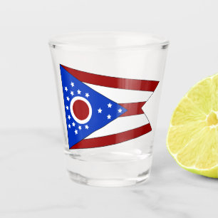 Copo De Shot bandeira de Ohio