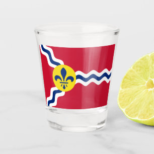 Copo De Shot Bandeira de Rua Louis (Missouri)