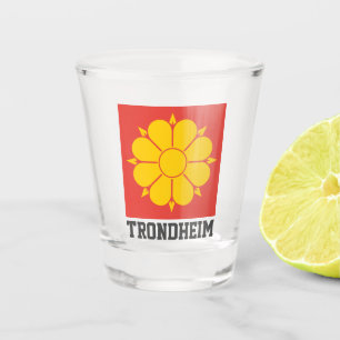 Copo De Shot Bandeira de Trondheim, Noruega