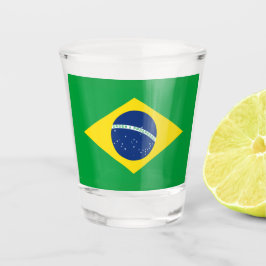 Copo De Shot Bandeira do Brasil Copa do Mundo 2026 Futebol Bras