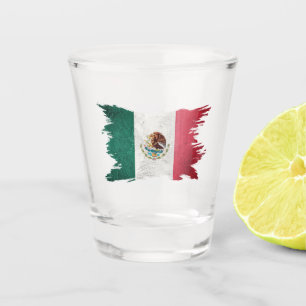 Copo De Shot Bandeira do México, derrame de Bruxelas, bandeira
