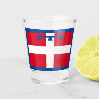 Copo De Shot Bandeira do Piemonte (Itália)