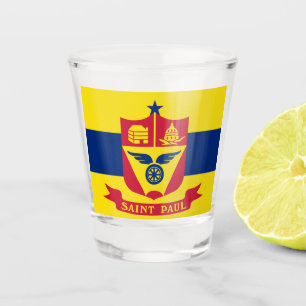Copo De Shot Bandeira do Santo Paul (Minnesota)