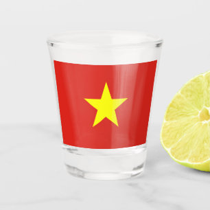 Copo De Shot Bandeira do Vietname