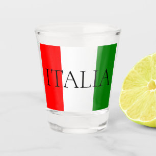 Copo De Shot Bandeira Italiana Grande ITÁLIA