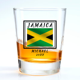 Copo De Shot bandeira jamaicana