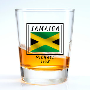 Copo De Shot bandeira jamaicana