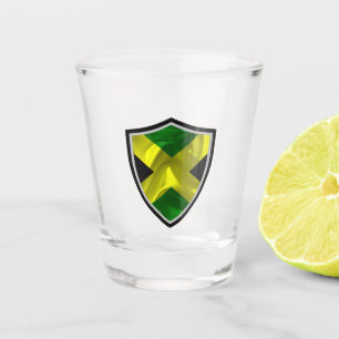 Copo De Shot bandeira jamaicana