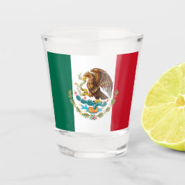 Copo De Shot Bandeira mexicana e pátrio patriota/fã esportivo