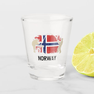 Copo De Shot Bandeira norueguesa, Noruega