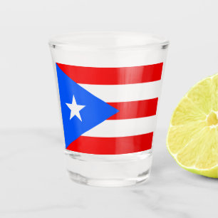 Copo De Shot Bandeira Porto Rico