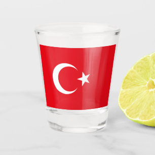 Copo De Shot Bandeira Turca (Turquia)