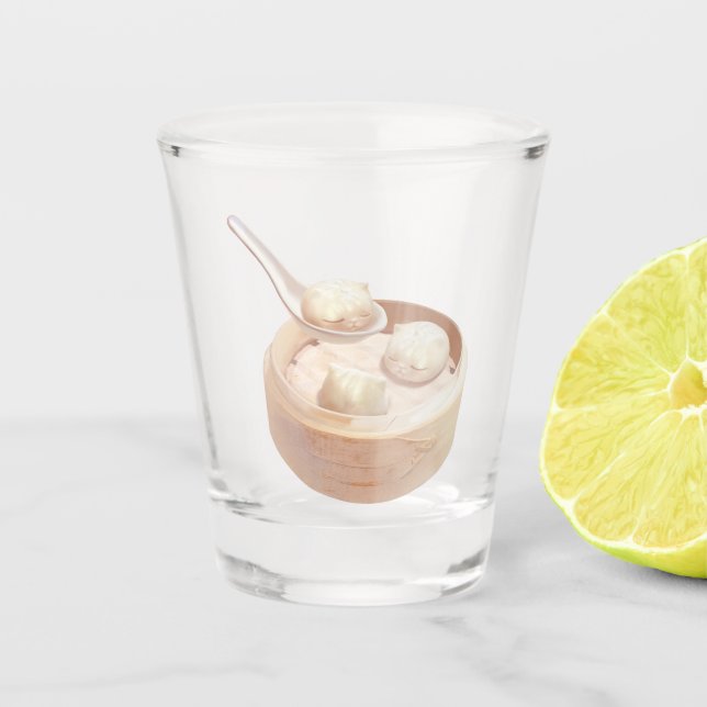Copo De Shot Bao Baby - Tea Time Bao Buddies (Frente)