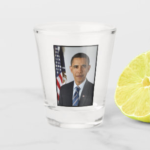 Copo De Shot Barack Obama Presidente dos EUA Casa Branca Retrat