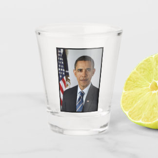 Copo De Shot Barack Obama Presidente dos EUA Casa Branca Retrat