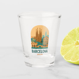Copo De Shot Barcelona Vintage Espanha Viagem – Sagrada Familia