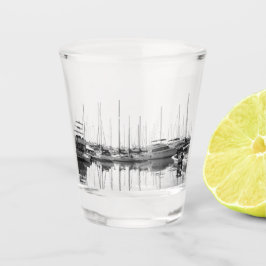 Copo De Shot Barcos no porto