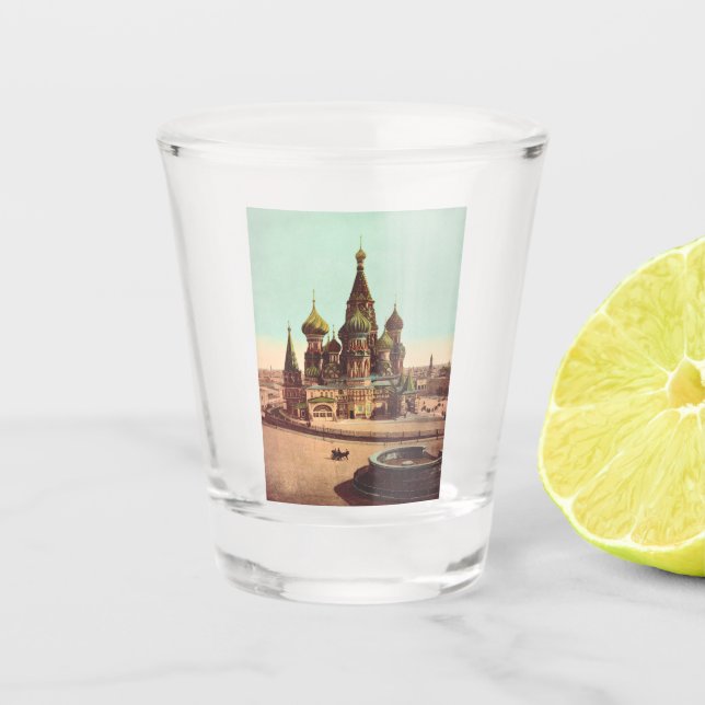 Copo De Shot Basil, Red Square Moscou (Frente)
