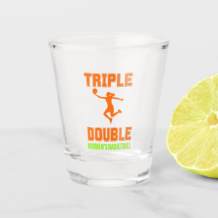 Copo De Shot Basquete duplo triplo feminino