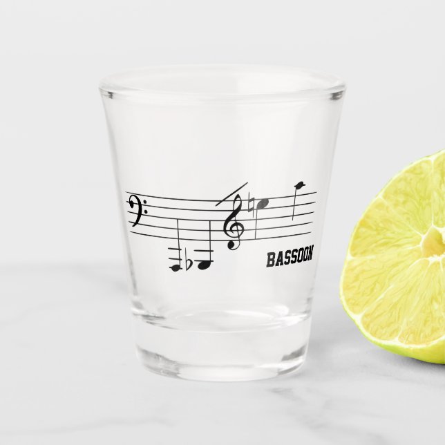 Copo De Shot Bassoon Playing Range (Frente)