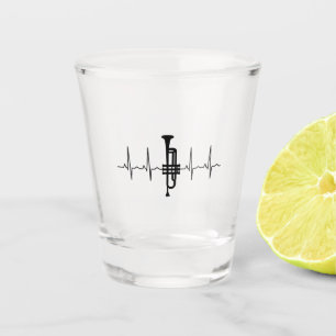 Copo De Shot Batimento Cardíaco de Trompete