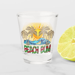 Copo De Shot Beach Bum Melancia, Ondas Oceânicas e Sol Tropic