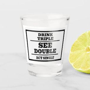 Copo De Shot Beba no copo Triple Shot