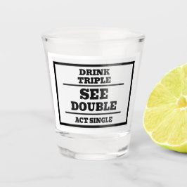 Copo De Shot Beba Triple Shot glass