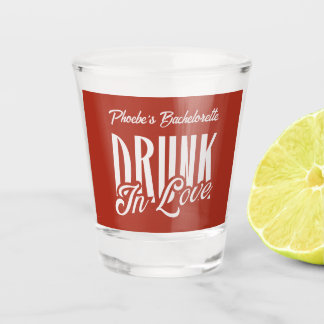 Copo De Shot Bêbado de Amor Nome Personalizado Despedida de Sol