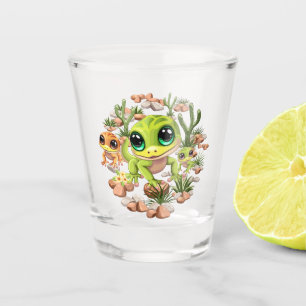 Copo De Shot Bebê Geckos Personagens de desenho animados