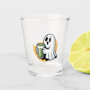 Copo De Shot Bebendo fantasma fantasma Matcha Halloween