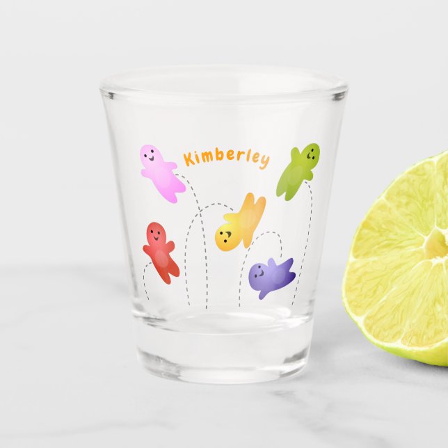 Copo De Shot Bebês bonitos de geleia doce desenho animado (Frente)