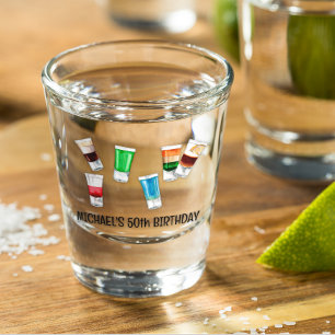 Copo De Shot Bebida de Aniversário Personalizada Festa