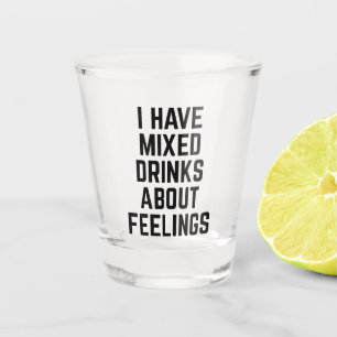 Copo De Shot Bebidas Mistas - Citação Engraçada