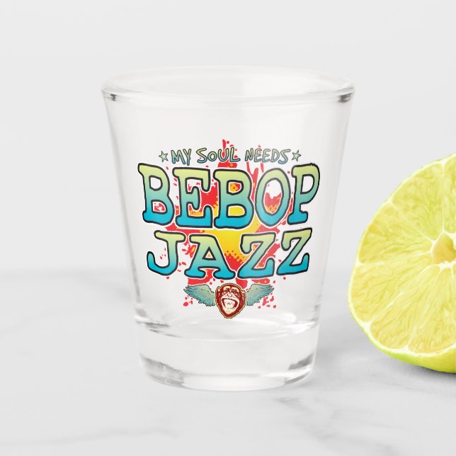 Copo De Shot Bebop Jazz Soul Shot Glass (Frente)