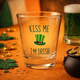 Copo De Shot Beije-Me Chapéu Alto Irlandês