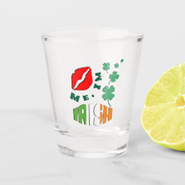 Copo De Shot Beije-me, sou Dia de São Patrício irlandês