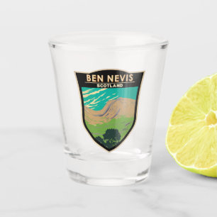 Copo De Shot Ben Nevis Scotland Viagem Art Vintage