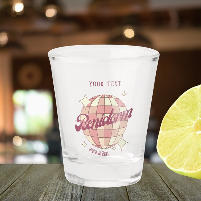 Copo De Shot Benidorm Espanha España feriado (Criador carregado)