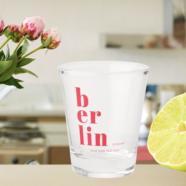 Copo De Shot Berlin Germany party Shot Glass (Criador carregado)