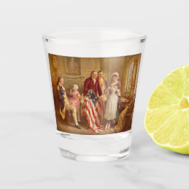 Copo De Shot Betsy Ross, 1777 (História Americana) (Patriota do