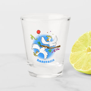 Copo De Shot Bicatuta de pássaros engraçados