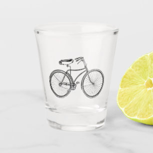 Copo De Shot bicicleta antiga