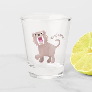 Copo De Shot Bicicleta Smilodon de Tigre Sorridona Saber