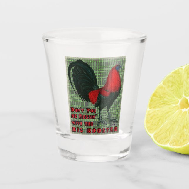 Copo De Shot Big Red Rooster (Frente)
